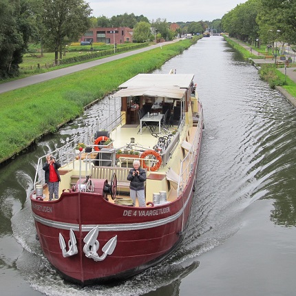 Barge cruise in Belgium